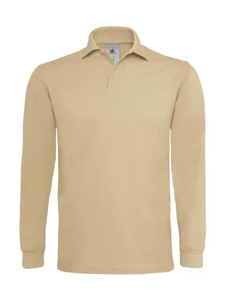  Heavymill LSL Polo - B&C Inspired Sand