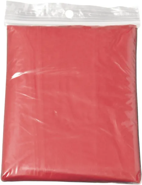 Pablo PE poncho  red