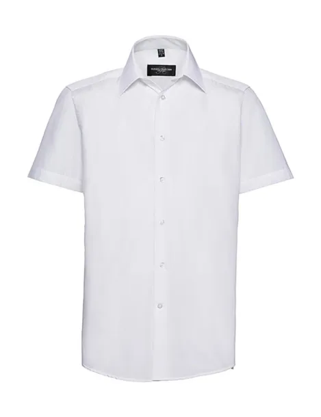  Tailored Poplin Shirt - Russell  Bijela