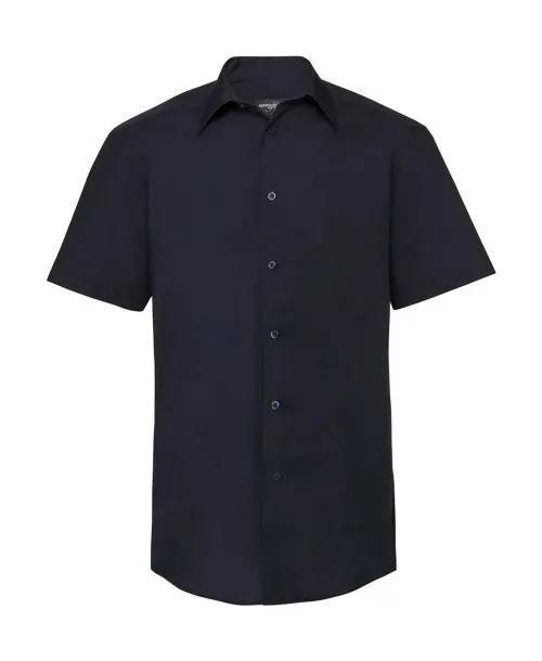  Tailored Poplin Shirt - Russell Collection French Navy