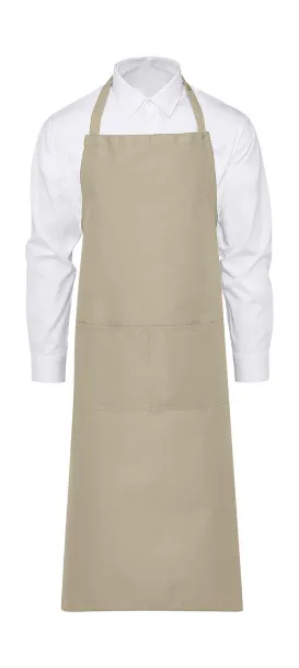  Amsterdam Bib Apron with Pocket - SG Accessories - BISTRO Natural