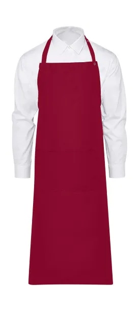  Amsterdam Bib Apron with Pocket - SG Accessories - BISTRO Crvena