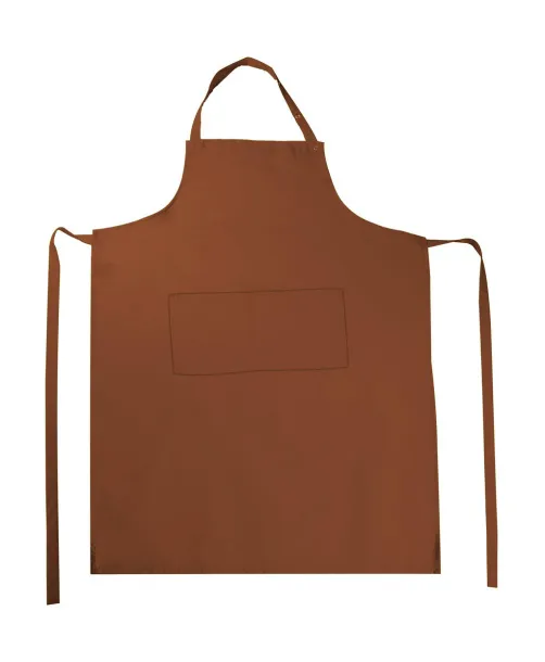  Amsterdam Bib Apron with Pocket - SG Accessories - BISTRO Burnt Orange
