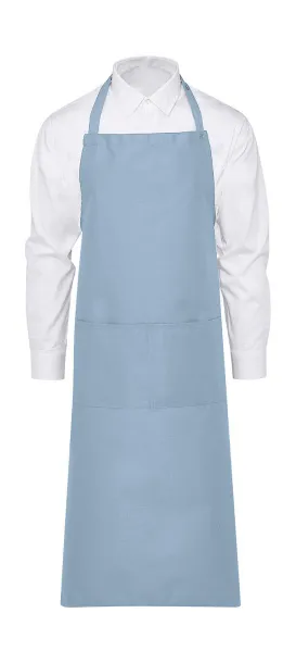  Amsterdam Bib Apron with Pocket - Jassz Bistro Sky blue