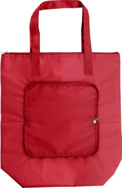 Hal Polyester (210T) cooler bag red