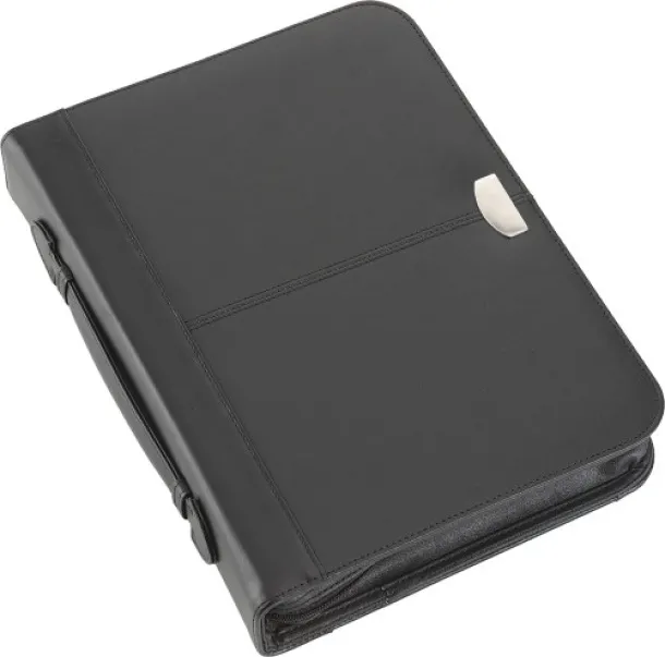 Lilo Bonded leather folder  Crna