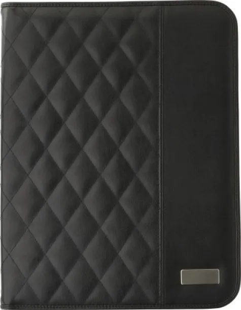 GITTA PU padded portfolio black