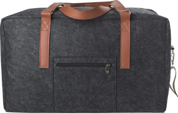 Natalie rPET felt travel bag grey