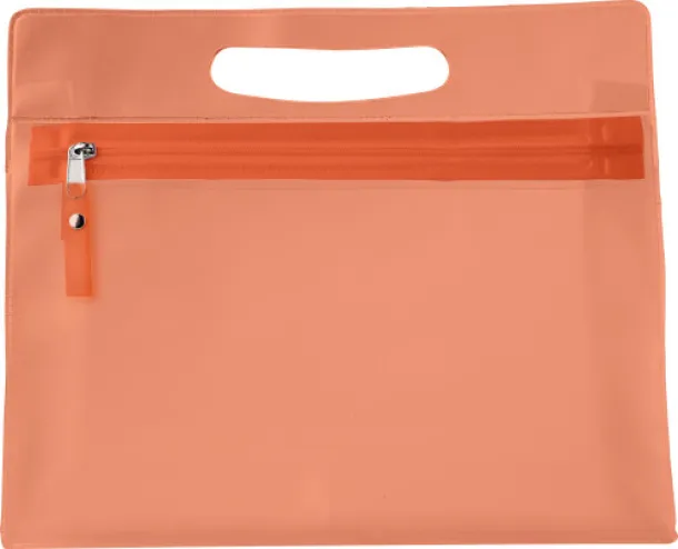 Clyde PVC toaletna torbica orange