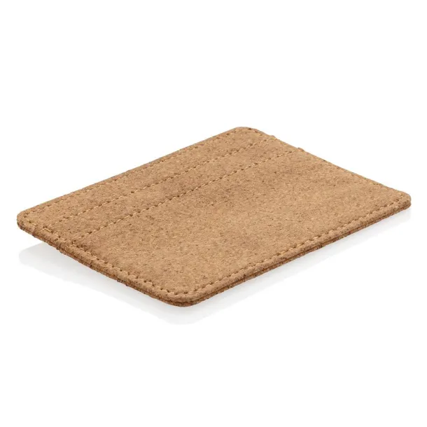  ECO cork secure RFID slim wallet - XD Collection Brown 