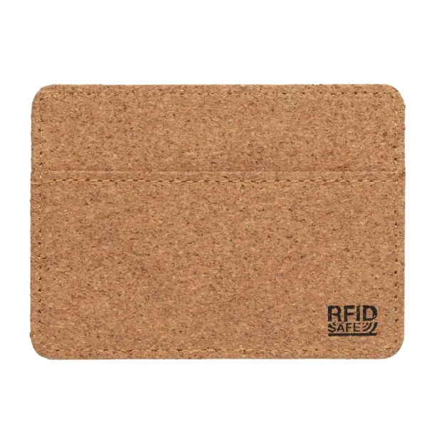  ECO cork secure RFID slim wallet - XD Collection Brown 