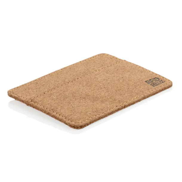  ECO cork secure RFID slim wallet - XD Collection Brown 