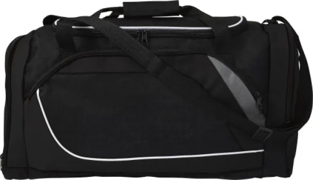  Polyester (600D) sports bag Ren black