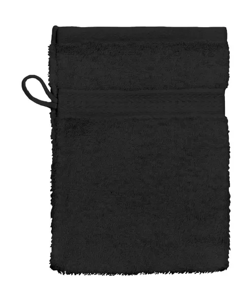  Rukavica za kupanje, 420 g/m² - Jassz Towels Crna