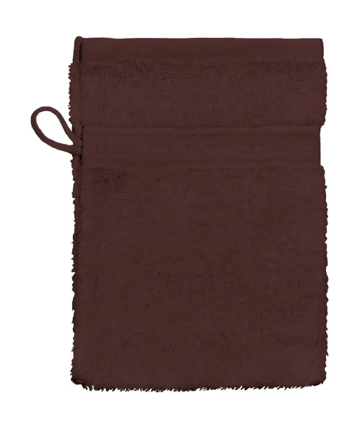  Rhine Wash Glove 16x22 cm - Jassz Towels Chocolate