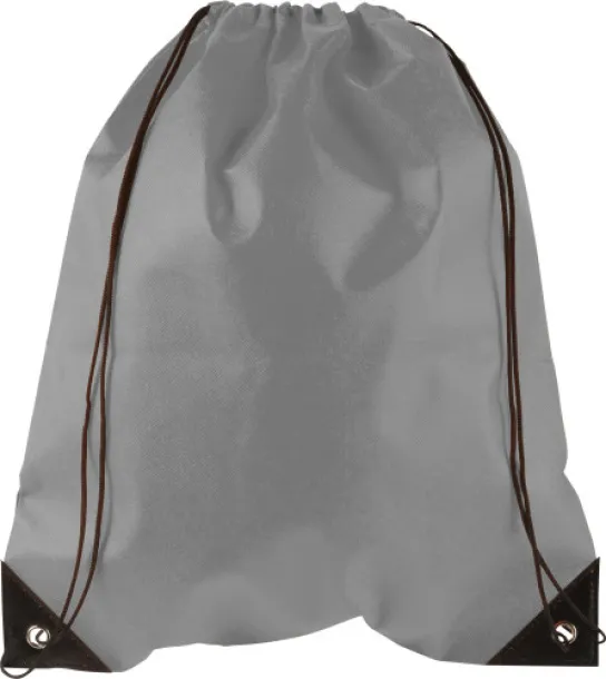 Nathalie Nonwoven (80 gr/m²) drawstring backpack Siva