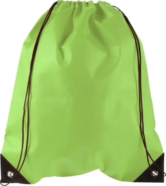 Nathalie Nonwoven (80 gr/m²) drawstring backpack Limeta