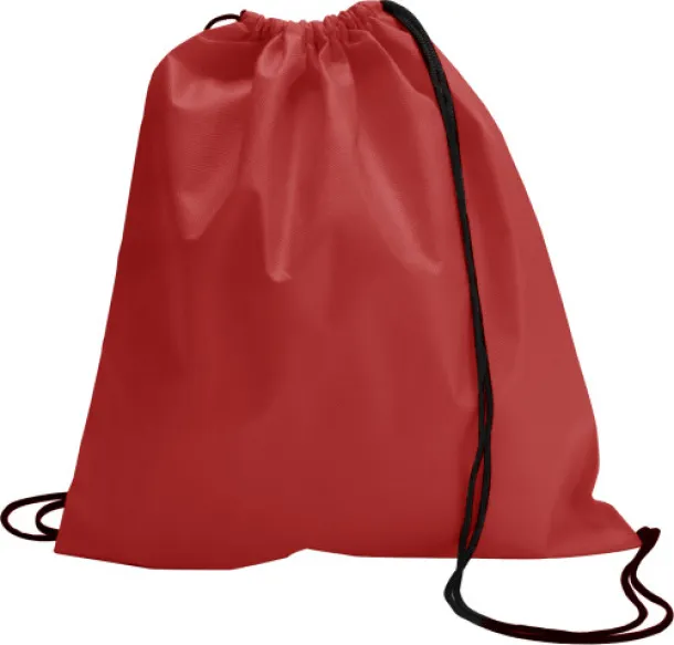 Nico Nonwoven (80 gr/m²) drawstring backpack red