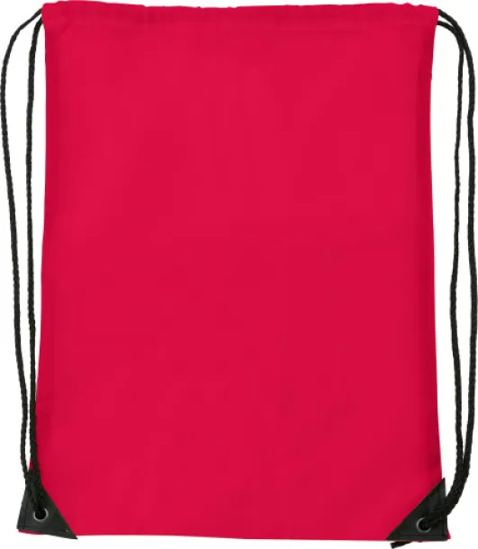 Steffi Polyester (210D) drawstring backpack red