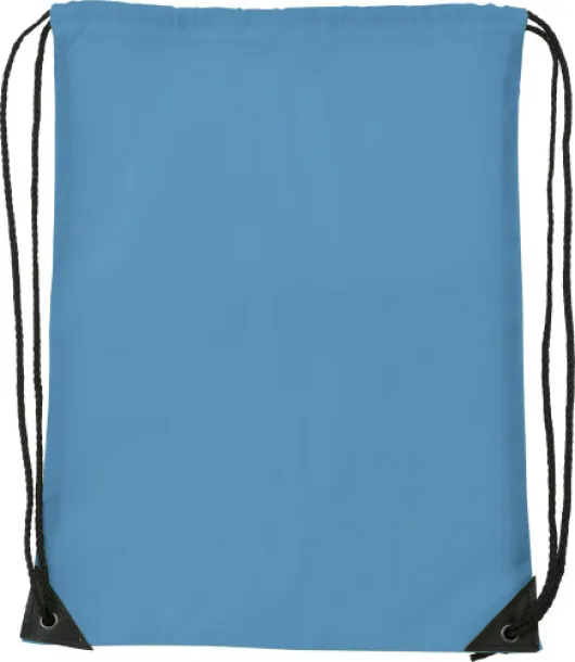 Steffi Polyester (210D) drawstring backpack light blue