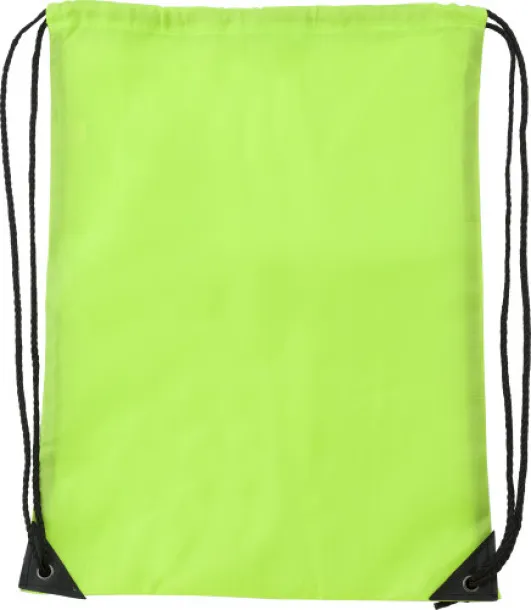 Steffi Polyester (210D) drawstring backpack lime