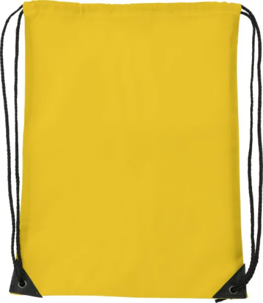 Steffi Polyester (210D) drawstring backpack yellow