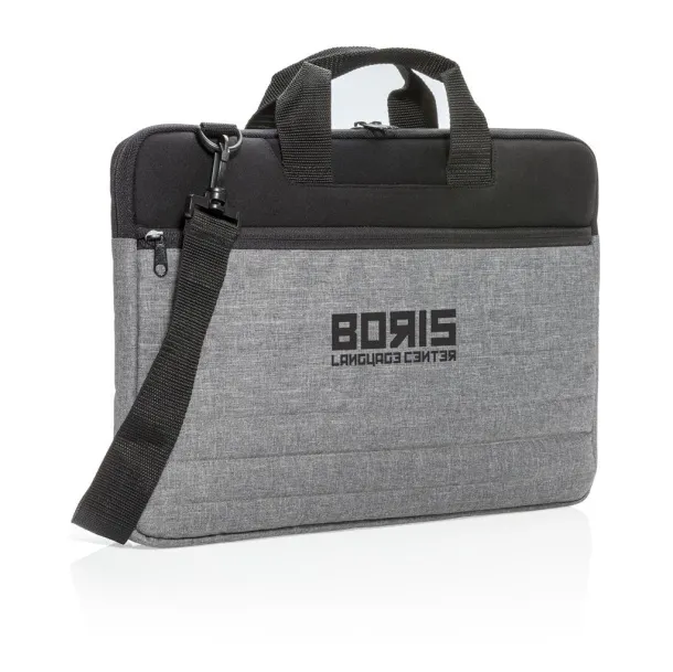  15" document laptop sleeve Grey