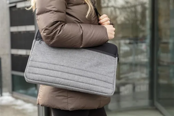  15" document laptop sleeve Grey