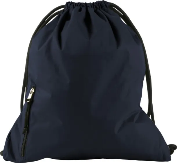 Elise Pongee (190T) drawstring backpack Plava