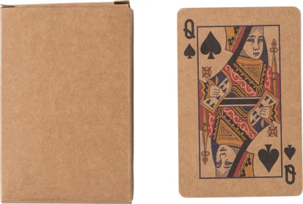 Arwen Recycled carton card decks brown