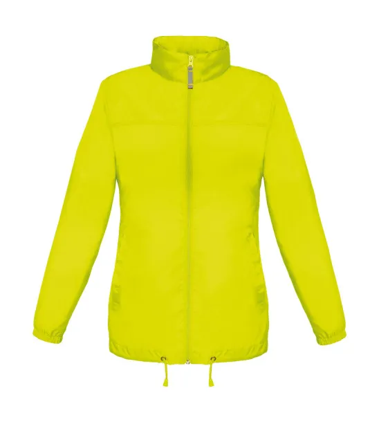  Sirocco ženska vjetrovka - B&C Outerwear Ultra Yellow