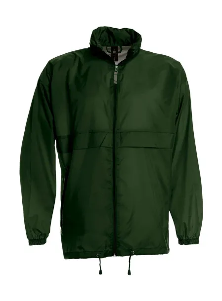  Sirocco muška vjetrovka - B&C Outerwear Bottle Green