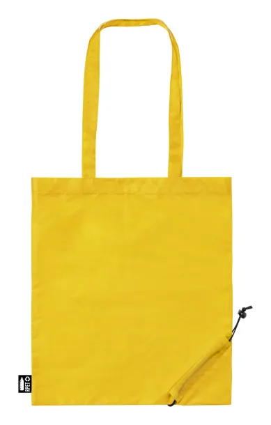 Berber foldable RPET shopping bag Yellow