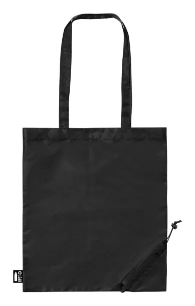 Berber foldable RPET shopping bag Black