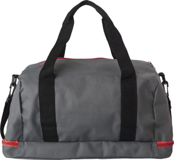 Lemar Polyester (600D) sports bag red