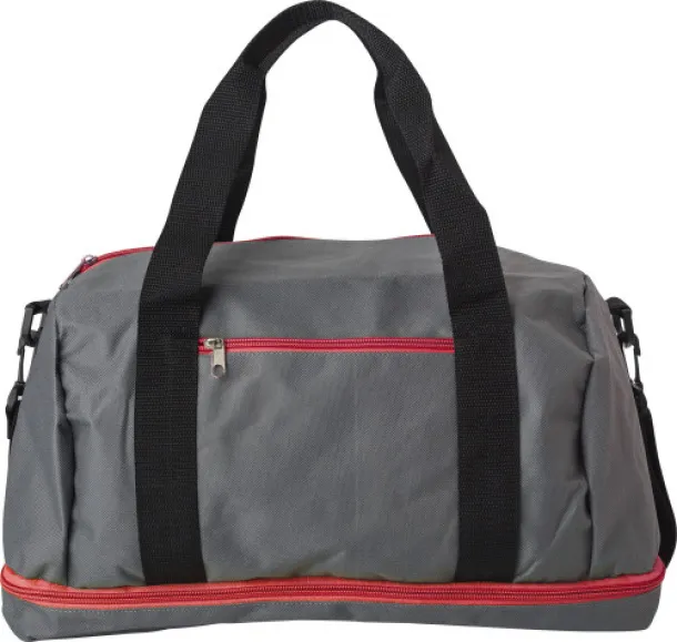 Lemar Polyester (600D) sports bag Crvena