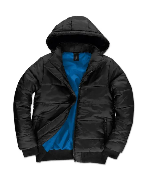  Superhood muška jakna - B&C Outerwear Crna Cobalt Blue