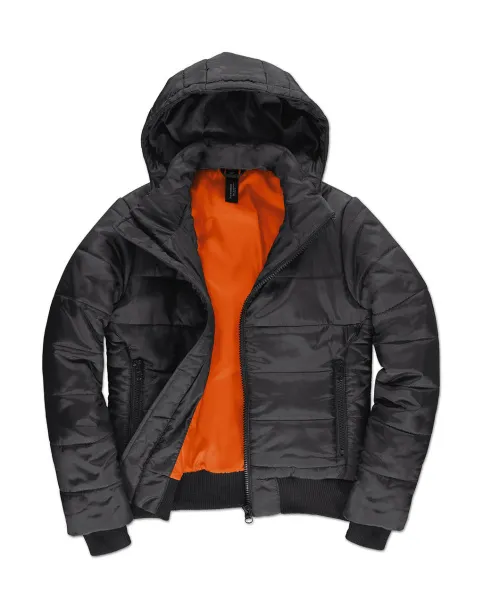  Superhood/women Jacket - B&C Outerwear Tamno siva Neon Orange