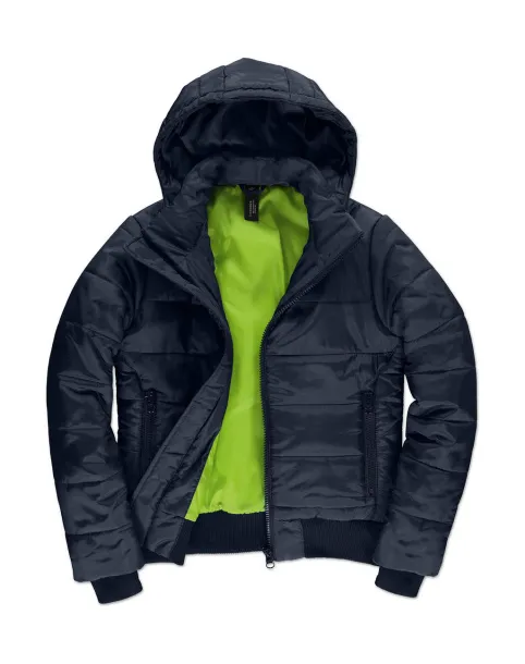  Superhood ženska jakna - B&C Mornarsko plava Neon Green