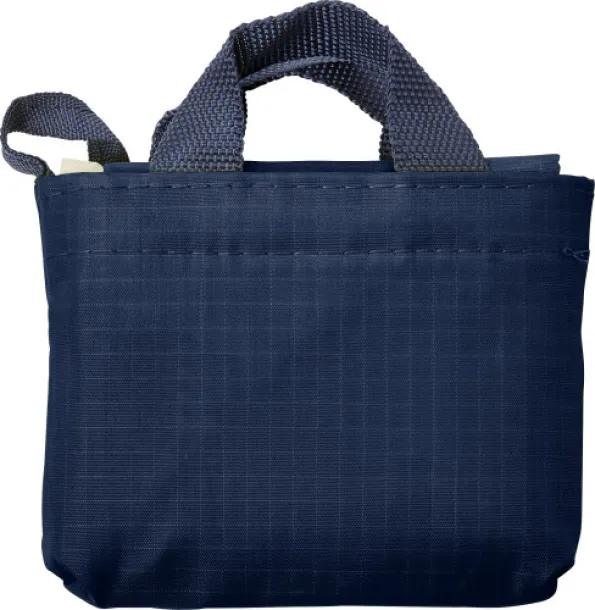 Wes Oxford (210D) fabric shopping bag blue