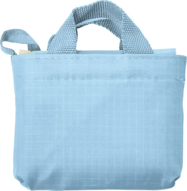 Wes Oxford (210D) fabric shopping bag light blue