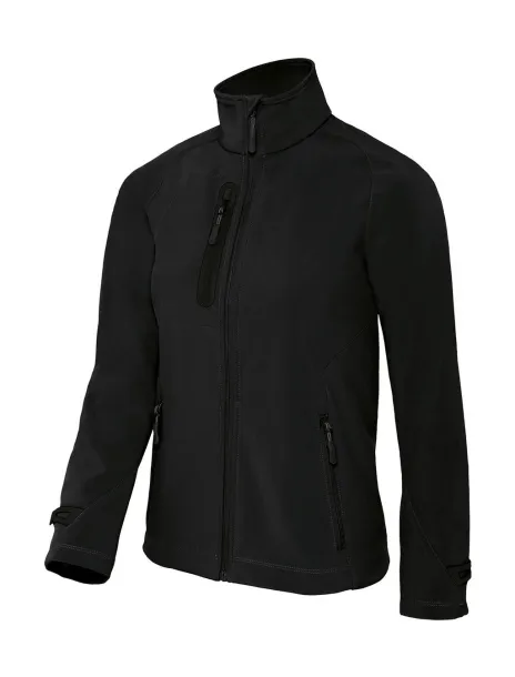  X-Lite ženska softshell jakna - B&C Crna