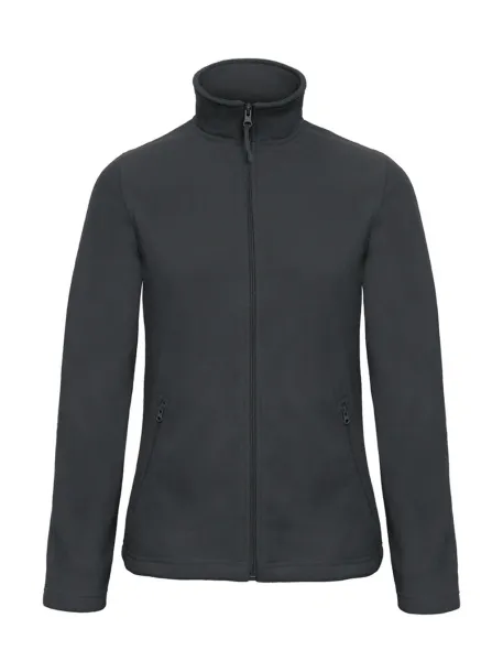  ID.501/women Micro Fleece Full Zip - B&C Outerwear Tamno siva