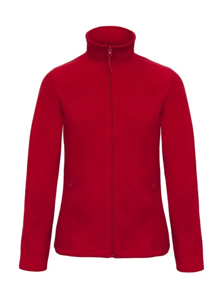  ID.501/women Micro Fleece Full Zip - B&C Crvena