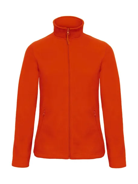  ID.501/women Micro Fleece Full Zip - B&C Outerwear Pumpkin Orange