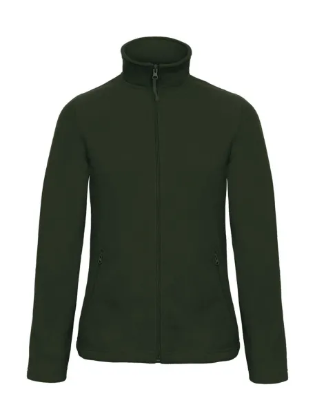  Ženska jakna od mikroflisa - B&C Outerwear Šumski zelena