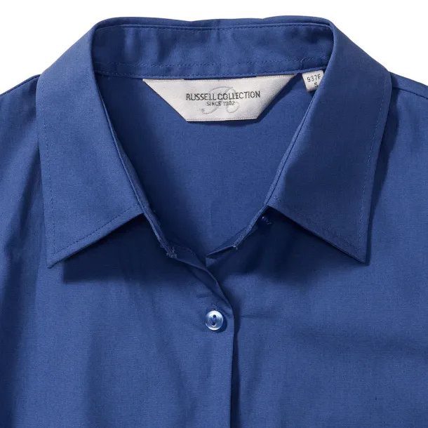  Ladies' Cotton Poplin Shirt - Russell Collection