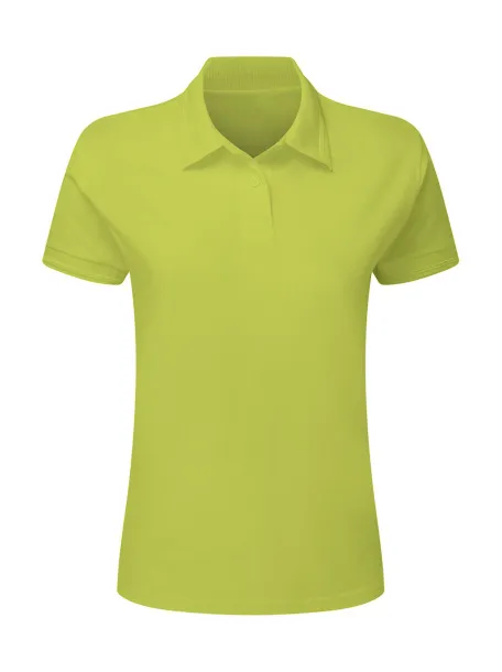  Ladies' Poly Cotton Polo - SG Lime