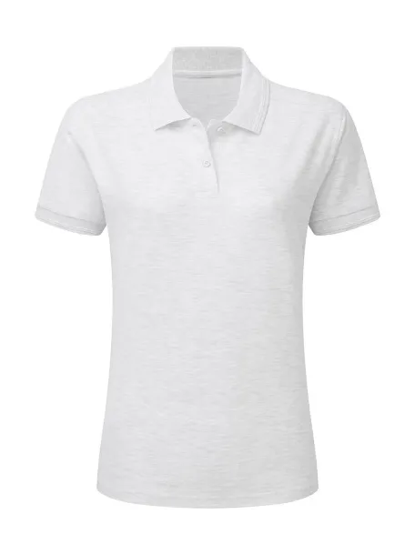  Ladies' Poly Cotton Polo - SG Ash Grey