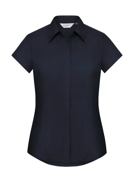  Ladies' Fitted Poplin Shirt - Russell  French Navy